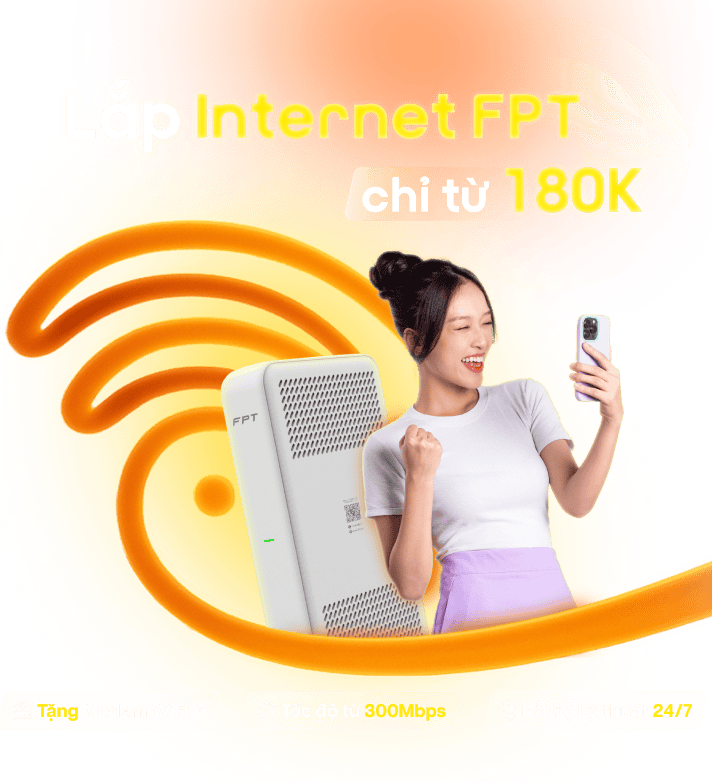 Lắp mạng FPT Internet WiFi 6